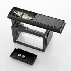 Lucande aplique para exterior Ferda, set de 2, antracita Sensor IP44
