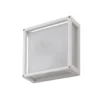 Lucande Aplique para exterior Aurelien, blanco, sensor, 25 x 25 cm