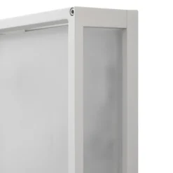 Lucande Aplique para exterior Aurelien, blanco, sensor, 25 x 25 cm
