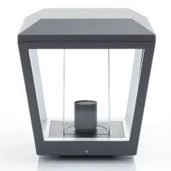 Lucande Baliza Dunia, antracita, metal, 24 cm, IP54