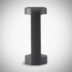 Lucande Baliza LED Habsa, 30 cm, antracita, metal