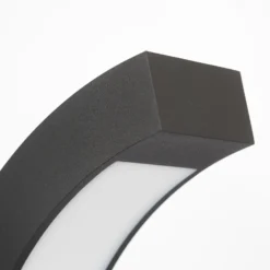 Lucande Baliza LED Lennik, 40 cm, antracita, metal