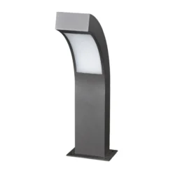 Lucande Baliza LED Lennik, 40 cm, antracita, metal