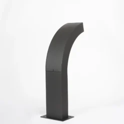 Lucande Baliza LED Lennik, 40 cm, antracita, metal
