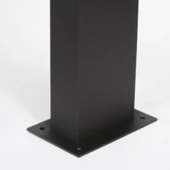Lucande Baliza LED Lennik, 40 cm, antracita, metal