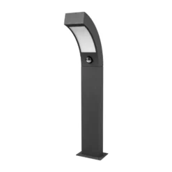 Lucande Baliza LED Lennik, sensor, 60 cm, antracita