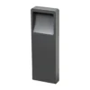 Lucande Baliza LED Leya, 4 unidades, 35 cm, antracita, IP54