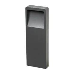 Lucande Baliza LED Leya, 4 unidades, 35 cm, antracita, IP54