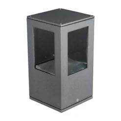 Lucande Baliza LED Nicola, 20 cm, antracita, IP54