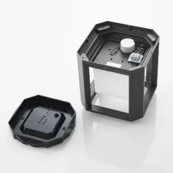Lucande Baliza LED Serenella, antracita, metal, 27 cm