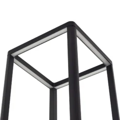 Lucande Baliza LED Thorvid, altura 50 cm, negro