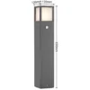 Lucande Bolardo luminoso Dewari, detector de movimiento, E27, 65 cm, IP54