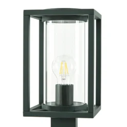 Lucande Bolardo luminoso Ferda, 100 cm, verde, IP44