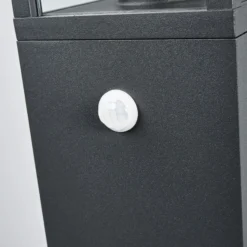 Lucande Bolardo luminoso Klemens, 65 cm, sensor, antracita, E27