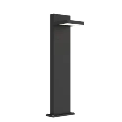 Lucande Bolardo luminoso LED Silvan, 65 cm, antracita, metal