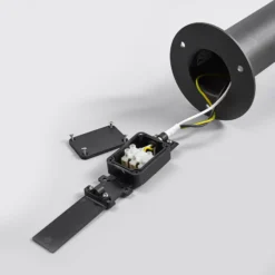 Lucande, bolardo luminoso LED Fenia, 60 cm, antracita, IP65