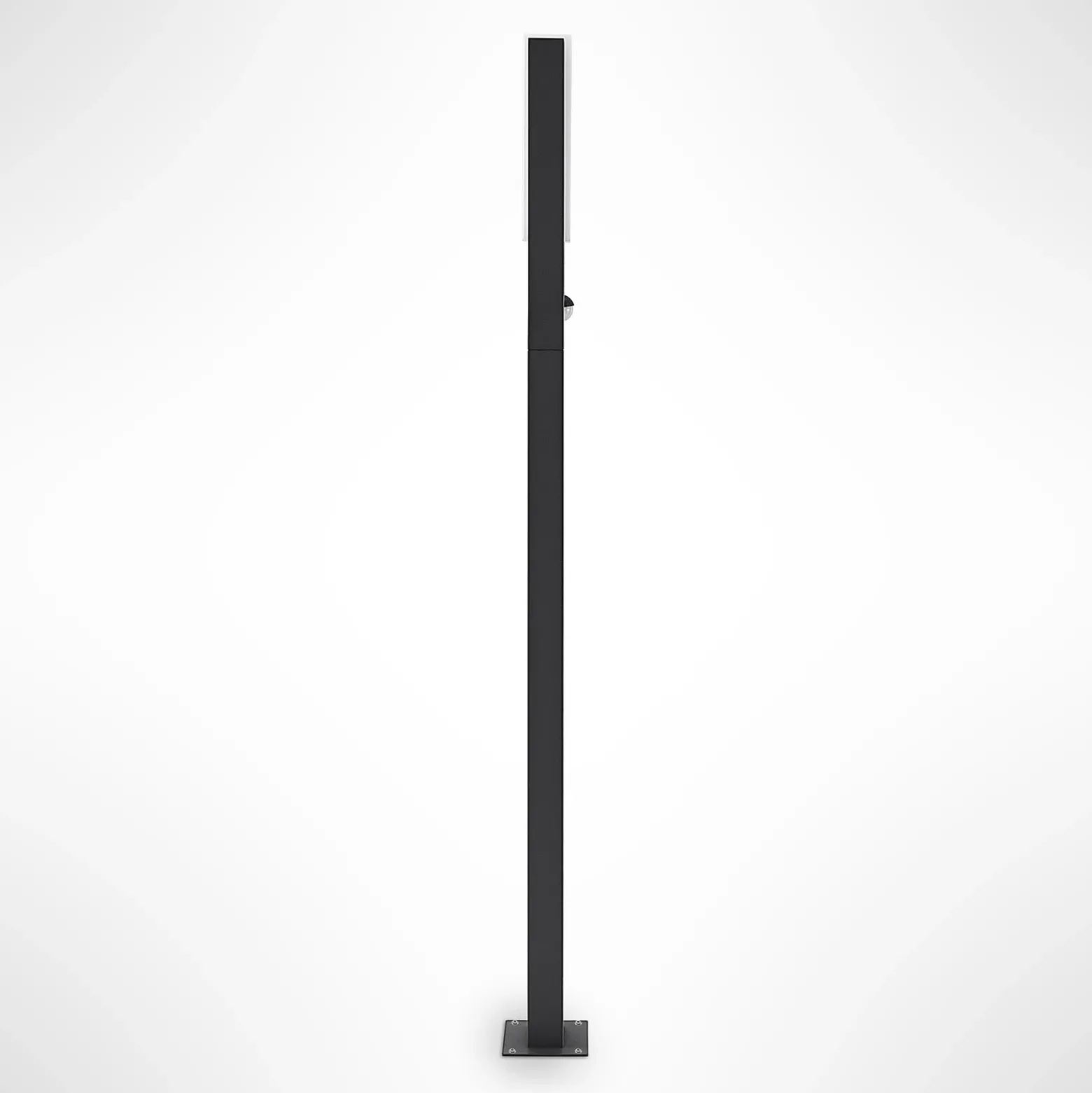 Lucande, bolardo luminoso LED Virgalia, detector de movimiento, 100 cm, IP54