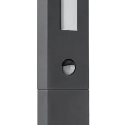 Lucande, bolardo luminoso LED Virgalia, detector de movimiento, 100 cm, IP54