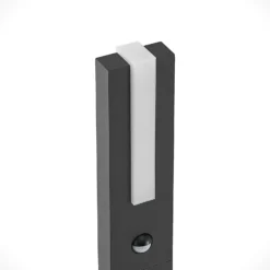 Lucande, bolardo luminoso LED Virgalia, detector de movimiento, 65 cm, IP54