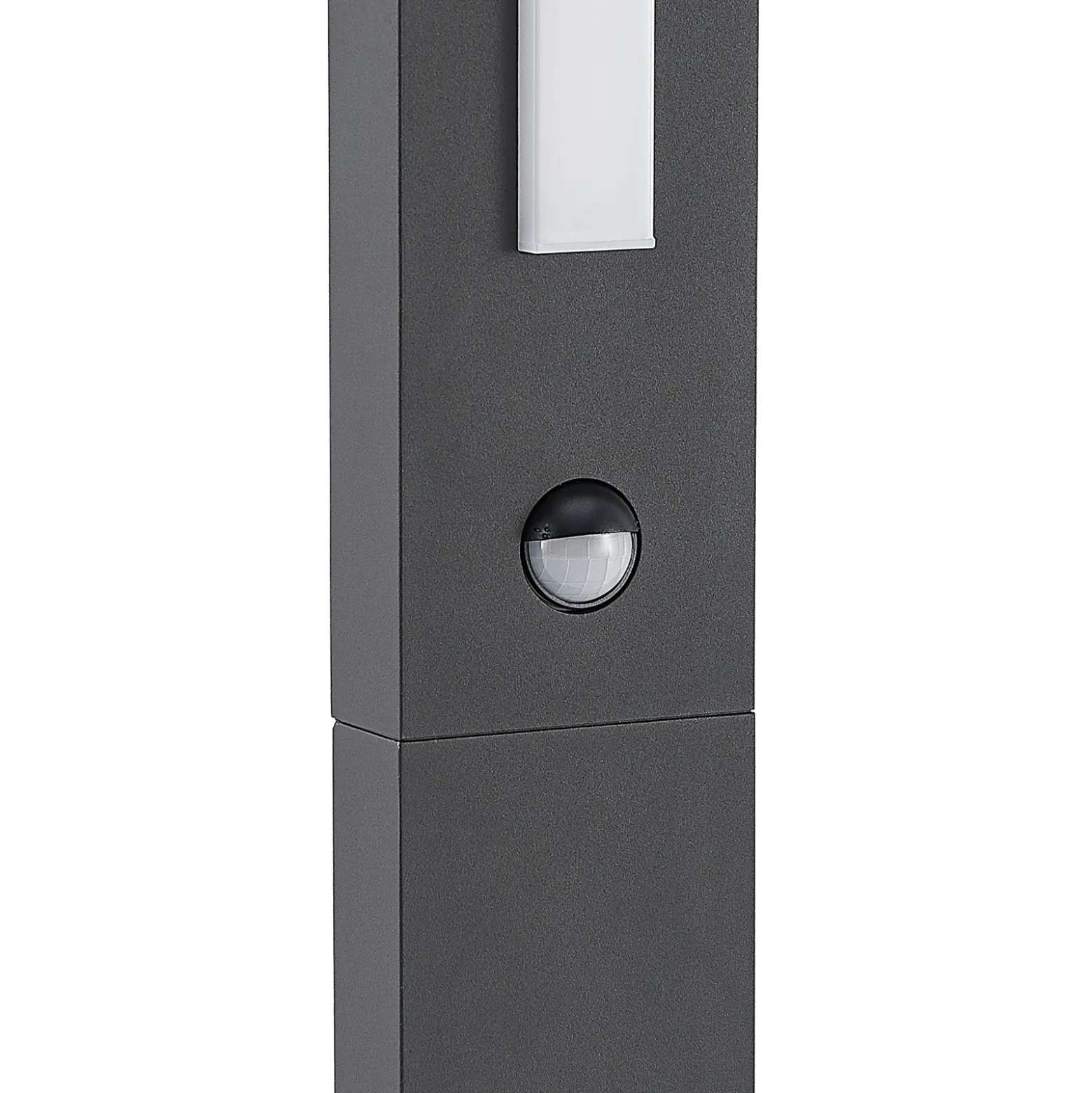 Lucande, bolardo luminoso LED Virgalia, detector de movimiento, 65 cm, IP54