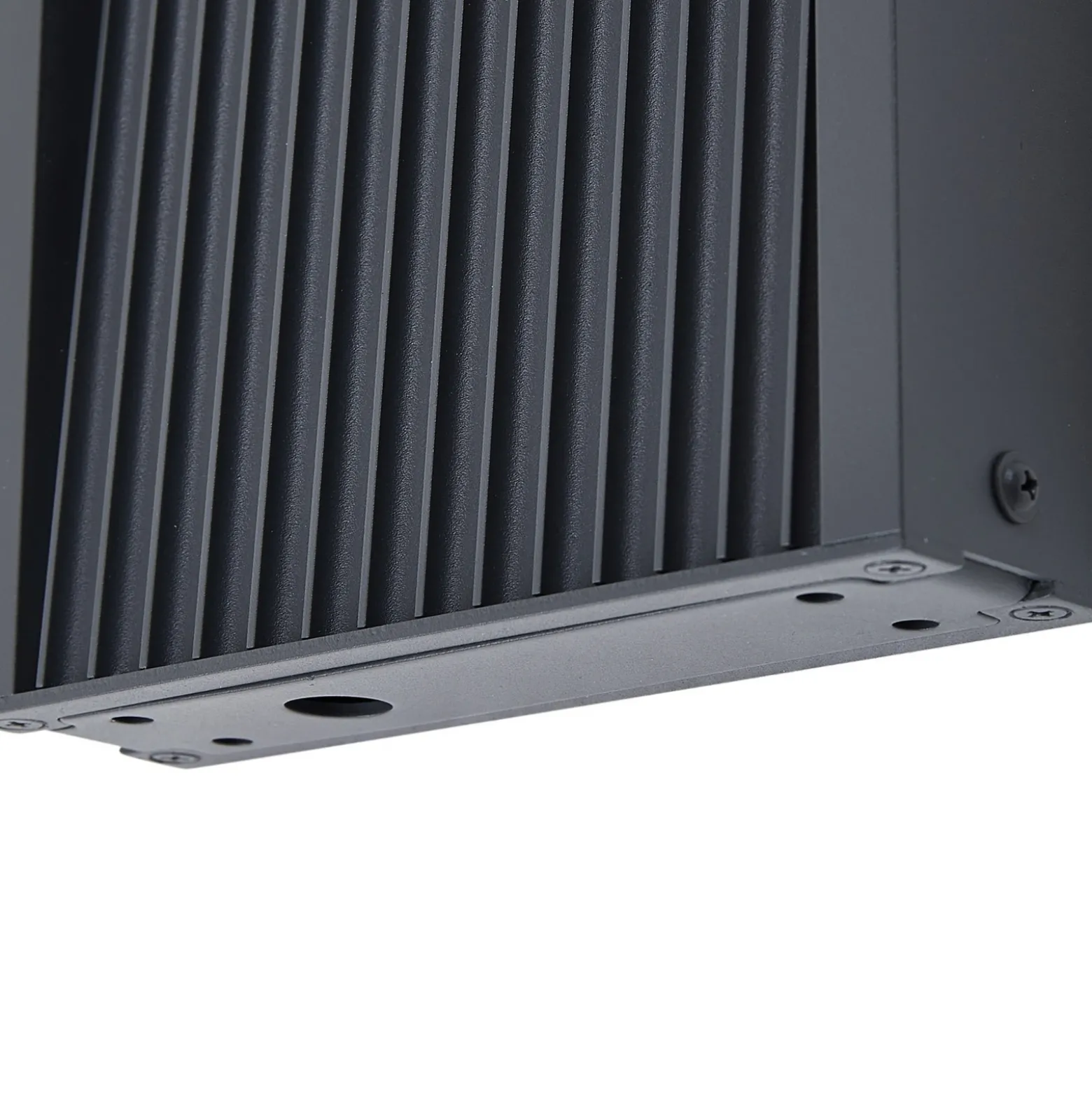 Lucande, bolardo luminoso LED Tavion, 60 cm, antracita, IP65