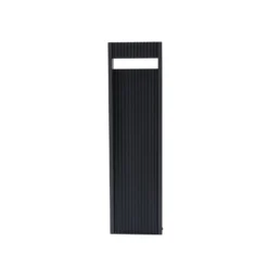 Lucande, bolardo luminoso LED Tavion, 60 cm, antracita, IP65