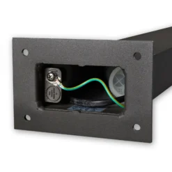 Lucande Bolardo luminoso LED Lennik, 100 cm, antracita, metal