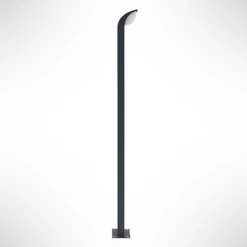 Lucande, bolardo luminoso LED Tinna, 100 cm, antracita, IP65