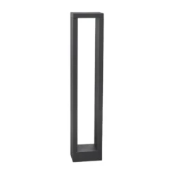 Lucande, bolardo luminoso LED Jupp, juego de 4, 60 cm, antracita, IP54