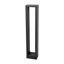 Lucande, bolardo luminoso LED Jupp, juego de 4, 60 cm, antracita, IP54