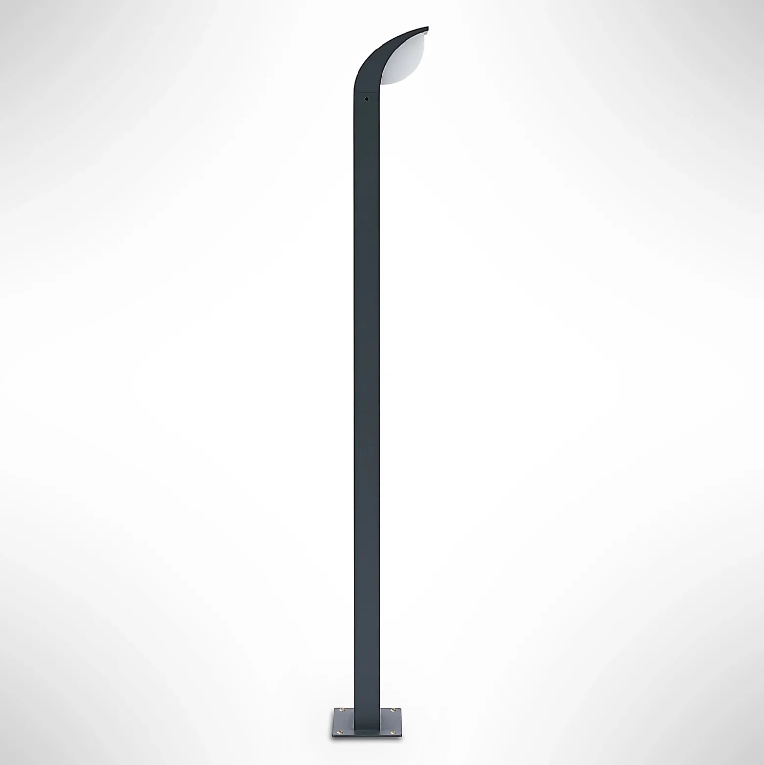 Lucande, bolardo luminoso LED Tinna, 80 cm, antracita, IP65