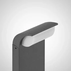 Lucande, bolardo luminoso LED Tinna, 80 cm, antracita, IP65