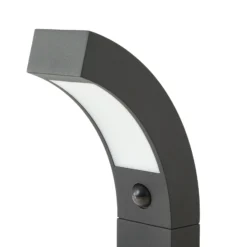Lucande Bolardo luminoso LED Lennik, sensor, 100 cm, antracita