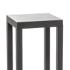 Lucande Bolardo luminoso LED Carlota, antracita, 65 cm, metal