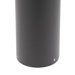 Lucande Bolardo luminoso LED Lucius, 65 cm, antracita, metal, IP54