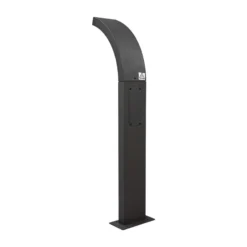 Lucande, bolardo luminoso LED Juvia, 60 cm, detector de movimiento, IP54