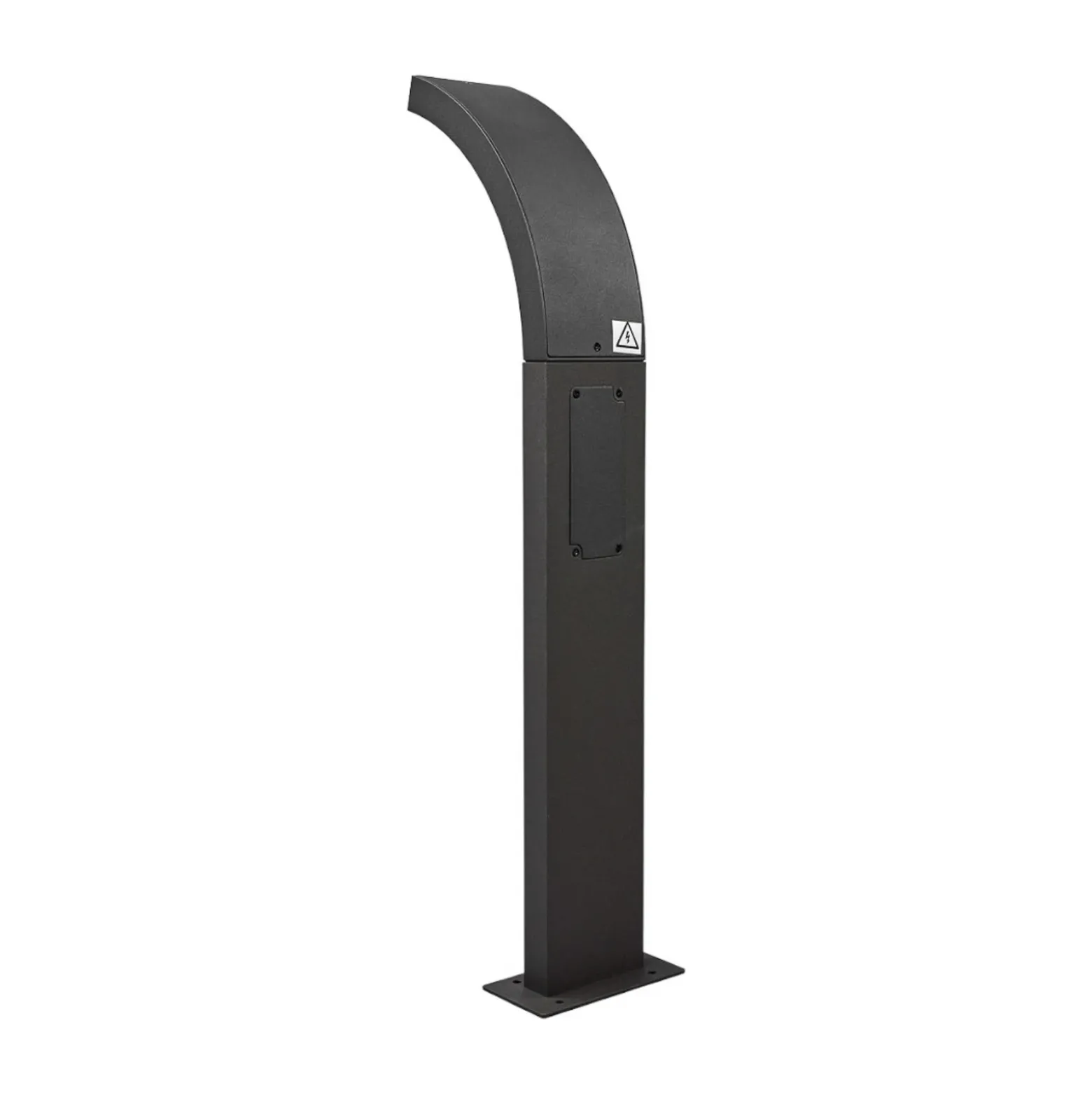 Lucande, bolardo luminoso LED Juvia, 60 cm, detector de movimiento, IP54