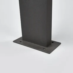 Lucande, bolardo luminoso LED Juvia, 60 cm, detector de movimiento, IP54