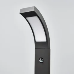 Lucande, bolardo luminoso LED Juvia, 60 cm, detector de movimiento, IP54