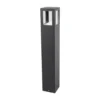 Lucande Bolardo luminoso LED Nicola, 65 cm, antracita, P54