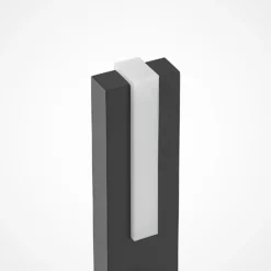Lucande, bolardo luminoso LED Virgalia, 65 cm, IP65, antracita