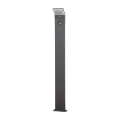 Lucande, bolardo luminoso LED Nevio, sensor, 100 cm, antracita
