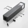 Lucande, bolardo luminoso LED Dewari, detector de movimiento, 65 cm, IP54