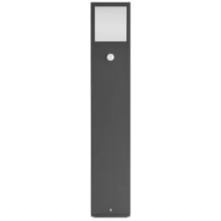 Lucande, bolardo luminoso LED Dewari, detector de movimiento, 65 cm, IP54