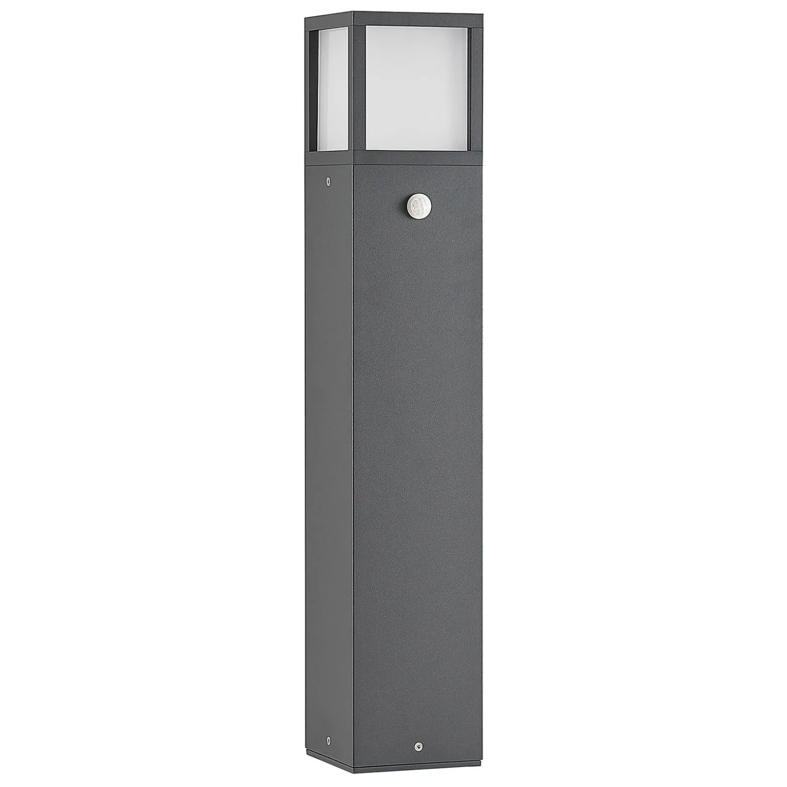 Lucande, bolardo luminoso LED Dewari, detector de movimiento, 65 cm, IP54