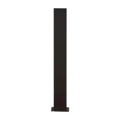 Lucande Bolardo luminoso LED Aegisa, 80 cm, antracita, metal, IP54