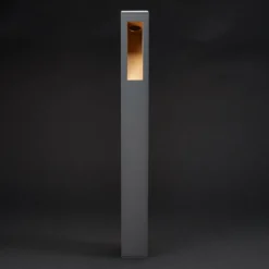 Lucande, bolardo luminoso LED Jenke, 65 cm, antracita, aluminio