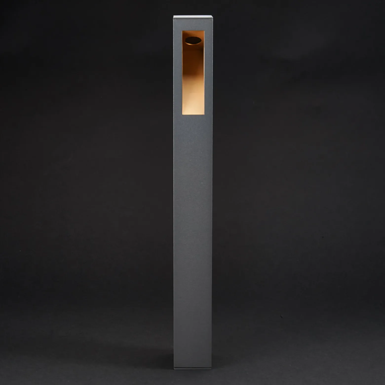 Lucande, bolardo luminoso LED Jenke, 65 cm, antracita, aluminio