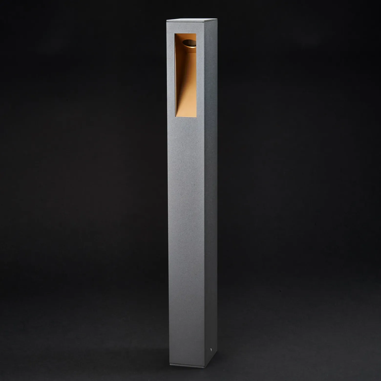 Lucande, bolardo luminoso LED Jenke, 65 cm, antracita, aluminio