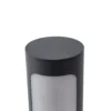 Lucande Bolardo luminoso LED Tuberia, antracita, metal, 80 cm
